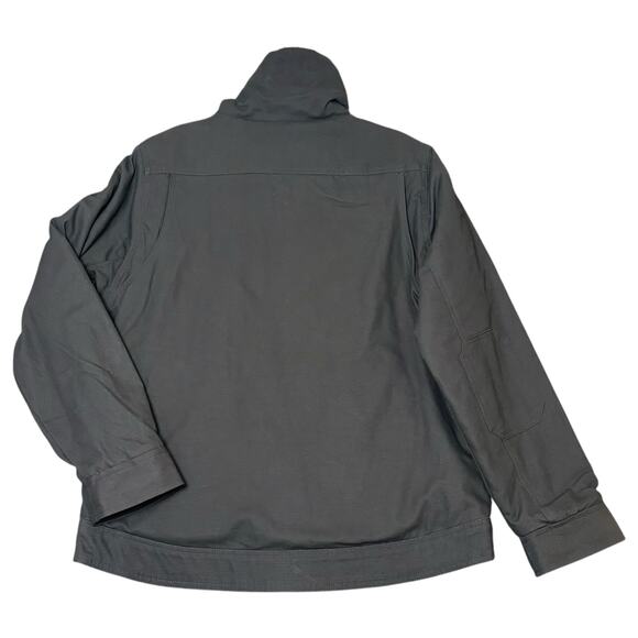 Wolverine Sherpa Lined Black Canvas Jacket Mens L Streetwear Workwear Warm Coat - Picture 4 of 16